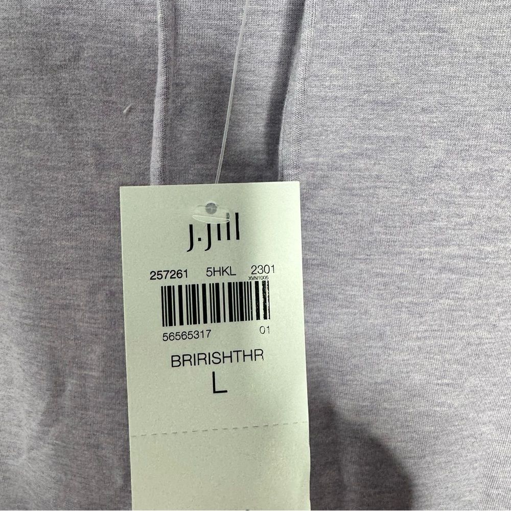 J. Jill lavender cowl neck sweatshirt size large - Picture 3 of 6